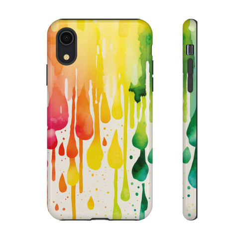 Rainbow Spring Showers - Impact Resistant Phone Case